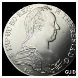 "1780" Austria M. Thersa Restrike GEM PROOF