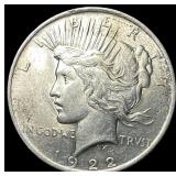 1922 Silver Peace Dollar CLOSELY UNCIRCULATED