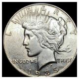 1935 Silver Peace Dollar UNCIRCULATED