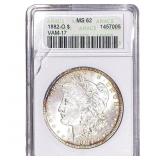 1882-O Morgan Silver Dollar ANACS MS62 VAM-17