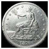 1876-S Silver Trade Dollar UNCIRCULATED