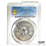 1876 Japan Silver Trade Dollar PCGS VFDetails Chop