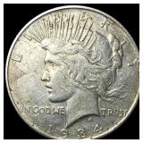 1934-D Silver Peace Dollar NEARLY UNCIRCULATED