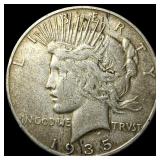 1935-S Silver Peace Dollar NEARLY UNCIRCULATED