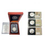 [4 Coins] 1879-2005 Morgan $1 & Silver Eagles