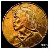 1937 Panama 1 Centesimo UNCIRCULATED