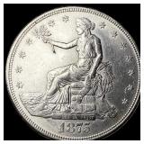 1875-S Silver Trade Dollar UNCIRCULATED