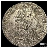 1634 Spanish Netherlands Silver Dicaton, Ex Merres