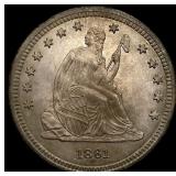 1861 Seated Liberty Quarter