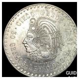 1947 Mexico Silver 5 Pesos CLOSELY UNCIRCULATED