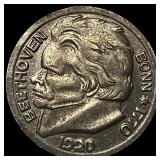 1920 Germany Nickel 10 Pfennig CHOICE AU