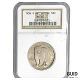 1936-S Barber Half Dollar NGC MS65
