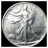 1918 Walking Liberty Half Dollar CLOSELY UNCIRCULA