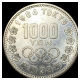 1964 Japan Silver 1000 Yen UNCIRCULATED