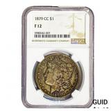 1879-CC Morgan Silver Dollar NGC F12