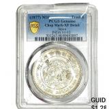 1877 Japan Silver Trade Dollar PCGS XFDetails Chop