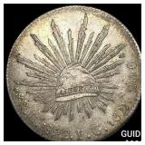 1892 Mexico Silver 8 Reales UNCIRCULATED