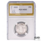 1920 Standing Liberty Quarter PGA MS65