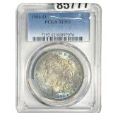 1904-O Morgan Silver Dollar PCGS MS63