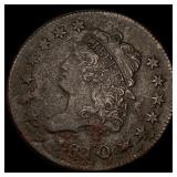 1810 Classic Head Large Cent NEARLY  UNCIRCULATED