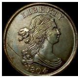 1804 Draped Bust Half Cent