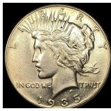 1935 Silver Peace Dollar CLOSELY UNCIRCULATED