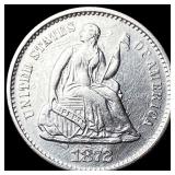 1872-S Silver Half Dime UNCIRCULATED