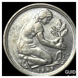 1949 German Nickel 50 Pfennig CHOICE AU