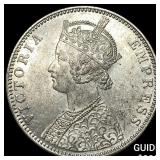 1901 British India Silver 1 Rupee HIGH GRADE