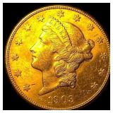 1903-S Gold $20 Liberty Head Double Eagle CHOICE A