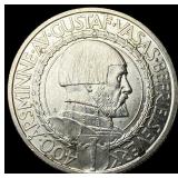 1921 Sweden Silver 2 Kroner UNCIRCULATED