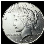 1934 Peace Silver Dollar CHOICE BU