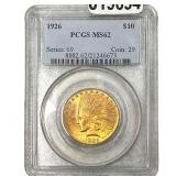 1926 $10 Gold Eagle PCGS MS62