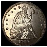 1853 Seated Liberty Dollar
