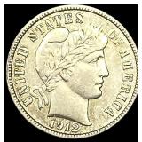 1912-D Silver Barber Dime CLOSELY  UNCIRCULATED