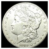 1890-CC Silver Morgan Dollar NEARLY  UNCIRCULATED