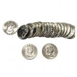 1963 Tube of Silver Walking Liberty 50C