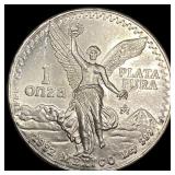 1982 Mexico Silver 1 Onza Libertad GEM BU
