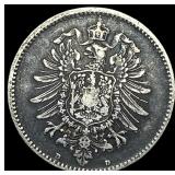 1874 German Empire Silver Mark CHOICE AU