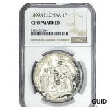 1899 French Indo-China Silver 1 Trade Piastre NGC