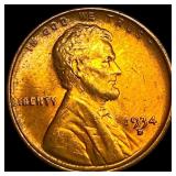 1934-D Lincoln Wheat Cent GEM BU