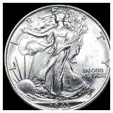 1943 Silver Walking Liberty Half Dollar CHOICE BU