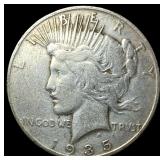 1935 Silver Peace Dollar LIGHTLY CIRCULATED