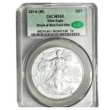 2014-[W] Silver Eagle CAC MS69