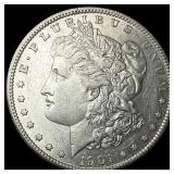 1901-S Silver Morgan Dollar CLOSELY UNCIRCULATED