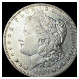 1884-S Silver Morgan Dollar CLOSELY UNCIRCULATED