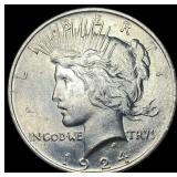 1924 Silver Peace Dollar CHOICE BU