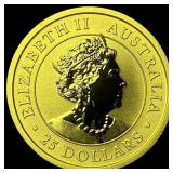 2021-P Australia 1/4 oz Gold 25 Dollars Wildlife S