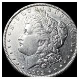 1902 Morgan Silver Dollar CLOSELY UNCIRCULATED