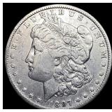 1897-O Silver Morgan Dollar ABOUT UNCIRCULATED